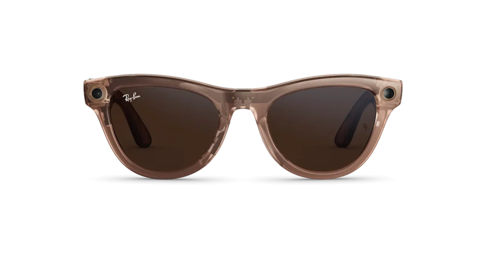 Ray-Ban Meta Skyler (Gen 2) – Peach Brown (view 2)